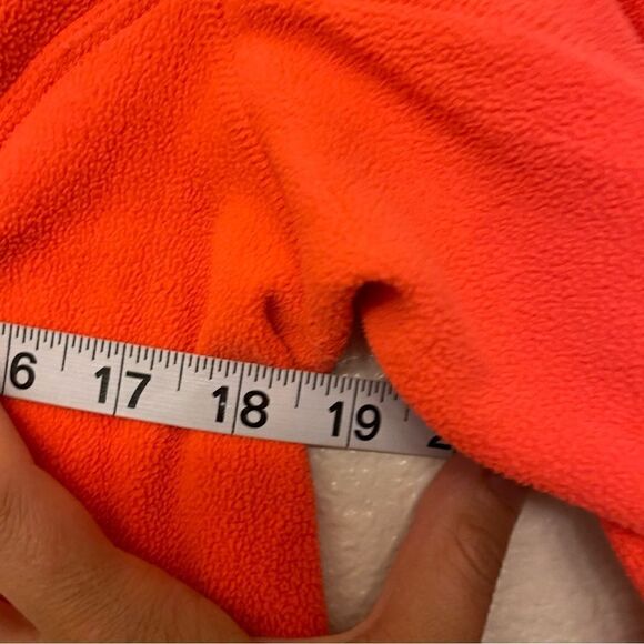 The North Face Quarter-zip fleece pullover Jacket hot neon pink/coral -Small - Picture 8 of 9